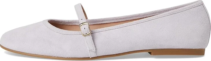 Cole Haan Yelena Maryjane Ballets Women's Flat Shoes Thistle Suede : 8.5 B - Medium, Leather - Image 6