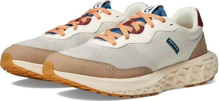 Cole Haan Zerogrand All Day Runner Men's Shoes Silver Birch/Moroccan Blue/Alabaster Gleam : 11.5 D - Medium, Textile