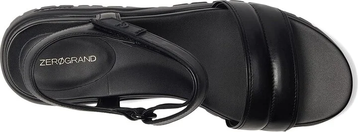 Cole Haan Zerogrand Ankle Strap Sandals Women's Sandals Black/Black : 11 B - Medium, Synthetic - Image 2