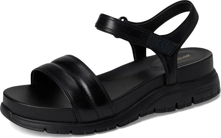 Cole Haan Zerogrand Ankle Strap Sandals Women's Sandals Black/Black : 11 B - Medium, Synthetic - Image 5