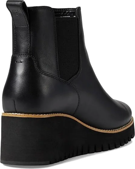 Cole Haan Zerogrand City Wedge Boot Waterproof Women's Shoes Waterproof Black Leather : 10 B - Medium - Image 4