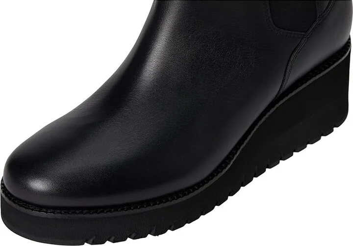 Cole Haan Zerogrand City Wedge Boot Women's Boots Black/Black Waterproof : 10.5 B - Medium, Leather - Image 2