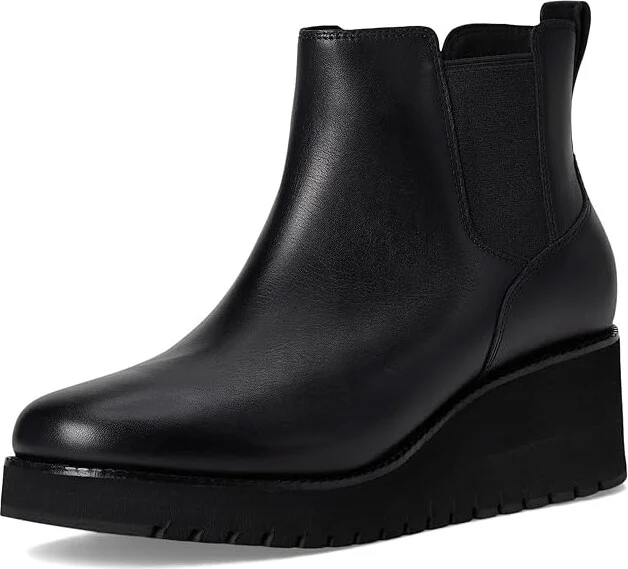 Cole Haan Zerogrand City Wedge Boot Women's Boots Black/Black Waterproof : 10.5 B - Medium, Leather - Image 5