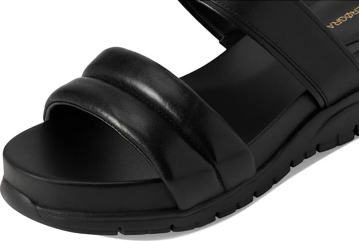 Cole Haan Zerogrand Double Band Slide Sandals Women's Flat Shoes Black/Black : 11 B - Medium, Leather/Rubber - Image 7