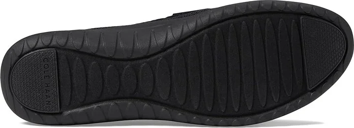 Cole Haan Zerogrand Meritt Stitchlite Loafers Women's Flat Shoes Black Knit/Black : 7.5 C - Wide, Leather - Image 3