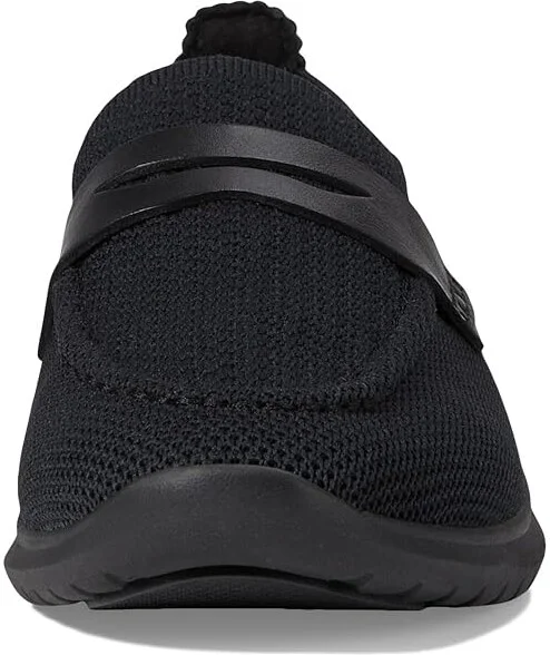 Cole Haan Zerogrand Meritt Stitchlite Loafers Women's Flat Shoes Black Knit/Black : 7.5 C - Wide, Leather - Image 5