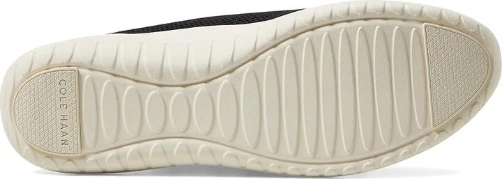 Cole Haan Zerogrand Meritt Stitchlite Oxford Women's Flat Shoes Black Knit/Leather/Ivory : 5.5 B - Medium - Image 3