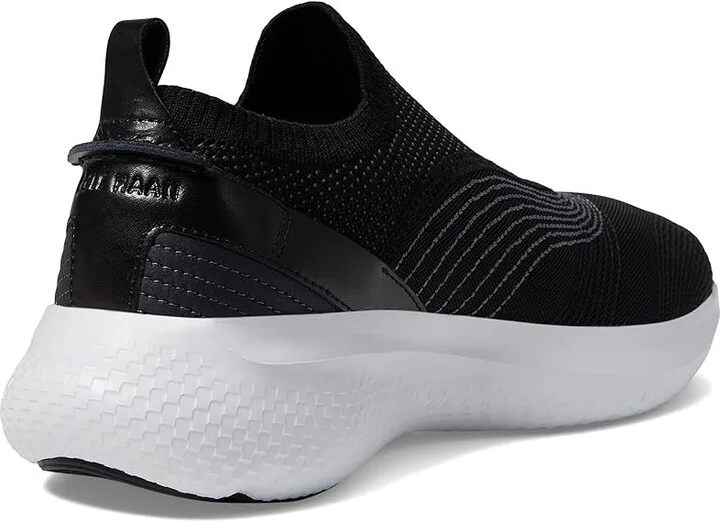 Cole Haan Zerogrand Motion Connect Women's Shoes Black/Gray Pinstripe/Optic White : 7.5 B - Medium, Leather/Rubber - Image 4