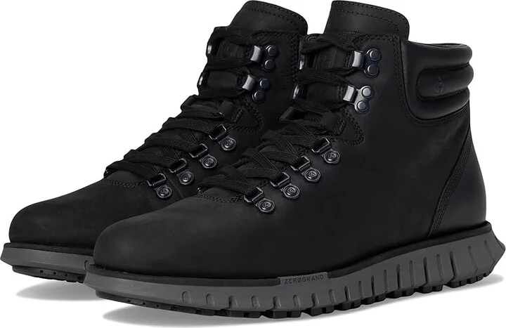 Cole Haan Zerogrand Remastered Hiking Boots Water Proof Men's Boots Black/Black/Pavement : 9.5 D - Medium, Synthetic