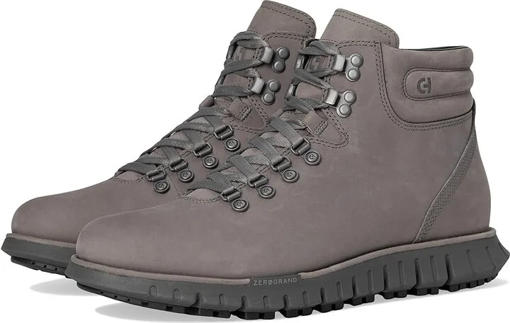 Cole Haan Zerogrand Remastered Hiking Boots Water Proof Men's Boots December Sky/Black/Pavement : 8 W - Wide, Synthetic