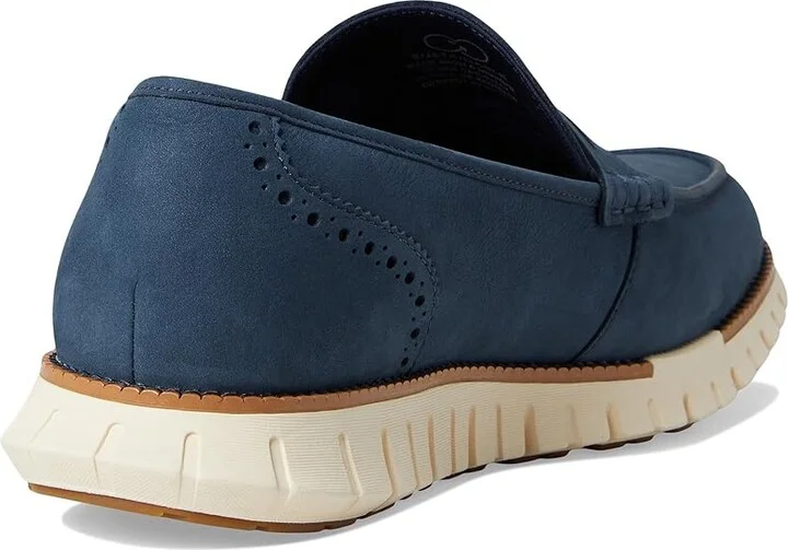 Cole Haan Zerogrand Remastered Penny Loafer Men's Lace-up Boots Big Dipper Nubuck/Natural Tan/Ivory : 11.5 W - Wide - Image 4