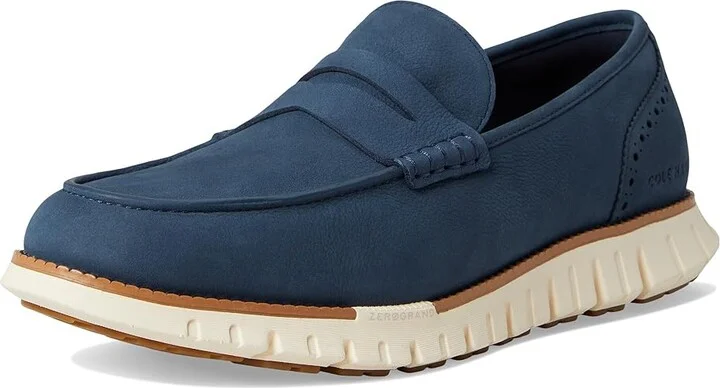Cole Haan Zerogrand Remastered Penny Loafer Men's Lace-up Boots Big Dipper Nubuck/Natural Tan/Ivory : 11.5 W - Wide - Image 5