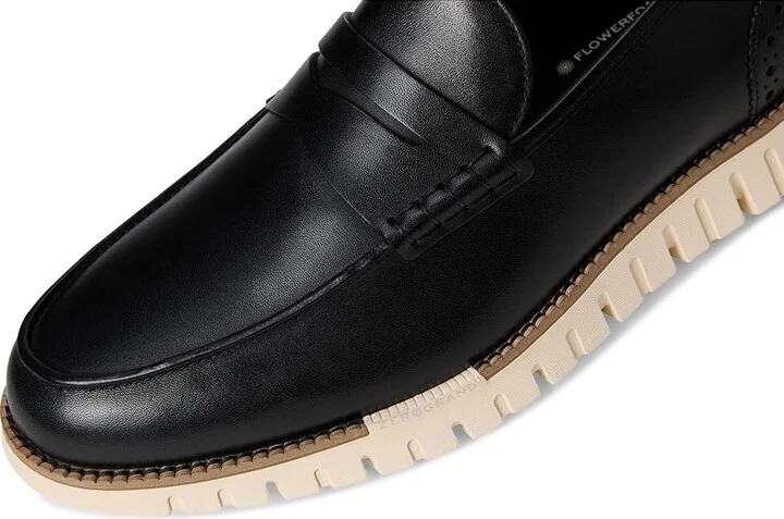 Cole Haan Zerogrand Remastered Penny Loafer Men's Lace-up Boots Black/Natural Tan/Ivory : 7.5 W - Wide - Image 7