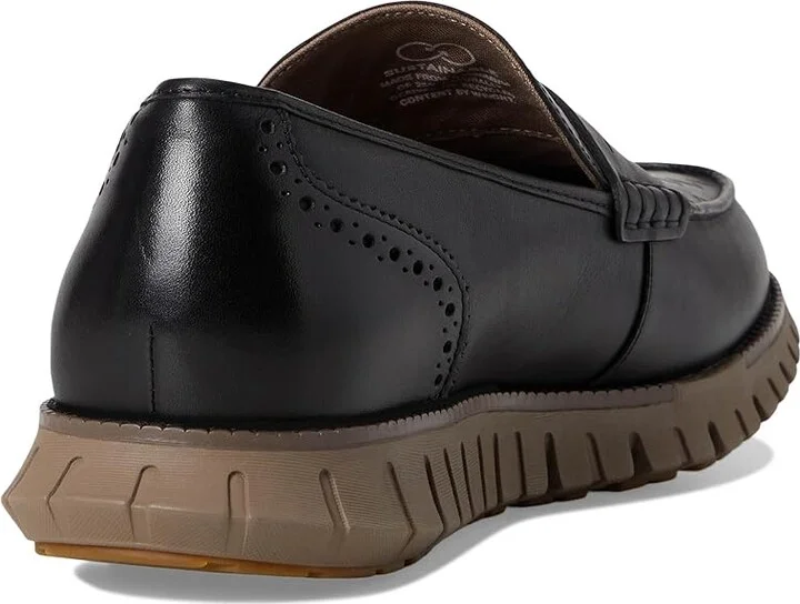 Cole Haan Zerogrand Remastered Penny Loafer Men's Lace-up Boots Black Stamped/Lava/Irish Coffee : 8.5 D - Medium - Image 4