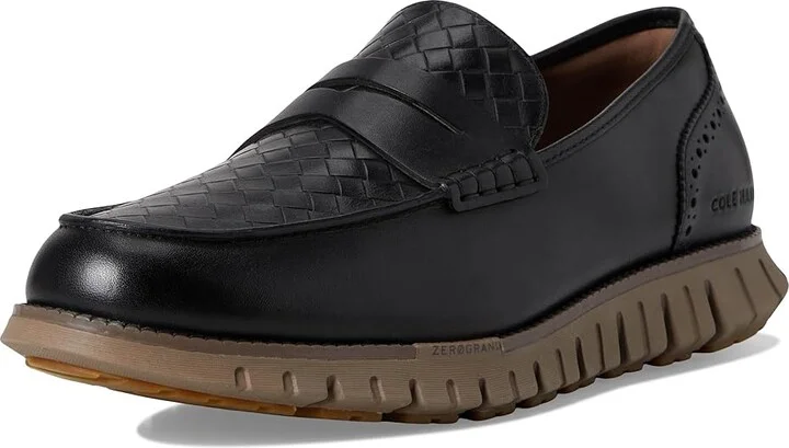 Cole Haan Zerogrand Remastered Penny Loafer Men's Lace-up Boots Black Stamped/Lava/Irish Coffee : 8.5 D - Medium - Image 5