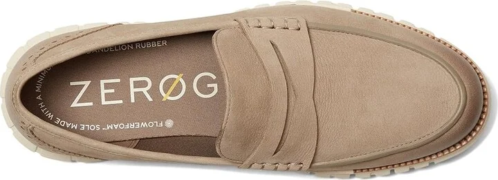 Cole Haan Zerogrand Remastered Penny Loafer Men's Lace-up Boots Dark Latte Nubuck/Natural Tan/Ivory : 7.5 D - Medium - Image 2