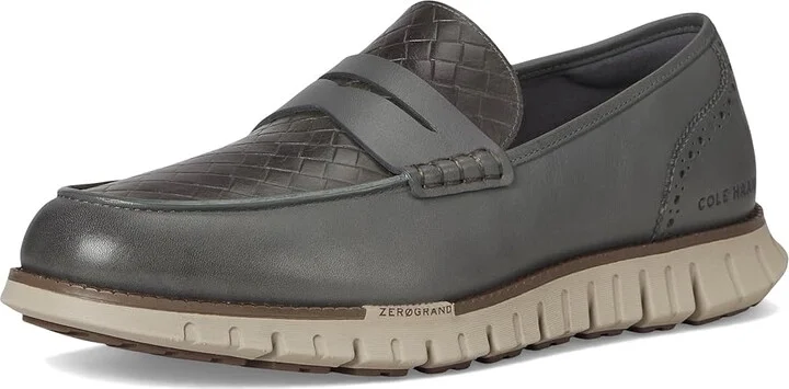 Cole Haan Zerogrand Remastered Penny Loafer Men's Lace-up Boots Lava Smoke Stamped/Lava/Dove : 10 W - Wide - Image 5