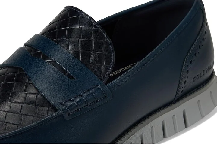 Cole Haan Zerogrand Remastered Penny Loafer Men's Lace-up Boots Navy Blazer Stamped/Lava Smoke/Sea Stone : 10 D - Medium - Image 7