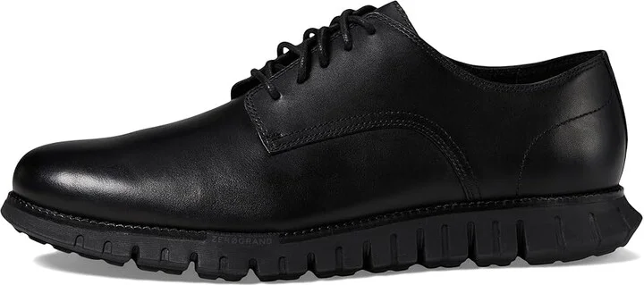 Cole Haan Zerogrand Remastered Plain Toe Oxford Men's Lace Up Wing Tip Shoes Black/Black : 8 W - Wide, Leather - Image 6