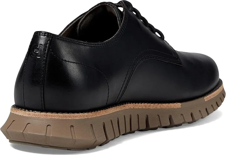 Cole Haan Zerogrand Remastered Plain Toe Oxford Men's Lace Up Wing Tip Shoes Black/Irish Coffee : 8 D - Medium, Leather - Image 4