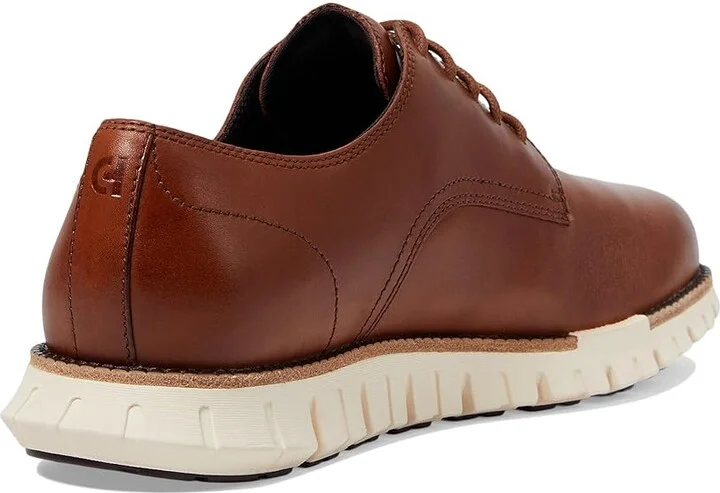 Cole Haan Zerogrand Remastered Plain Toe Oxford Men's Lace Up Wing Tip Shoes British Tan/Ivory : 7.5 D - Medium, Leather - Image 4