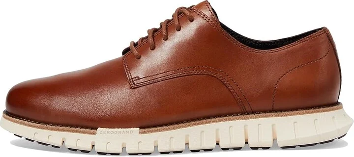 Cole Haan Zerogrand Remastered Plain Toe Oxford Men's Lace Up Wing Tip Shoes British Tan/Ivory : 7.5 D - Medium, Leather - Image 6