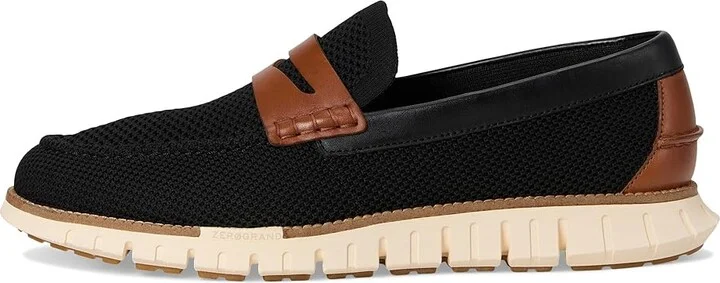 Cole Haan Zerogrand Remastered Stitchlite Loafer Men's Lace-up Boots Black/Brit Tan/Ivory : 10 W - Wide, Leather - Image 6