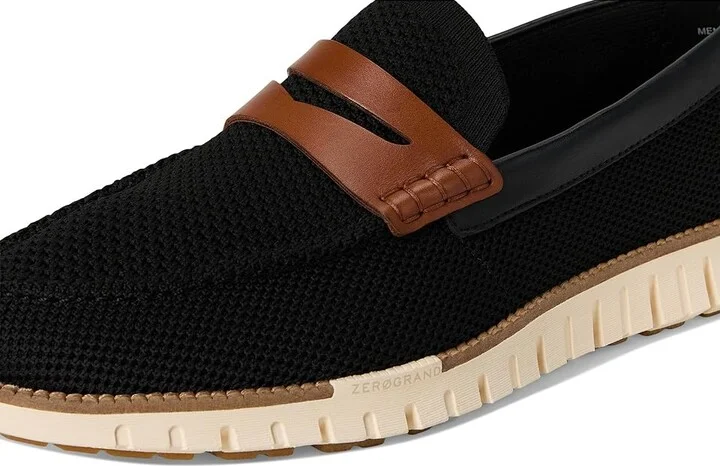 Cole Haan Zerogrand Remastered Stitchlite Loafer Men's Lace-up Boots Black/Brit Tan/Ivory : 10 W - Wide, Leather - Image 7