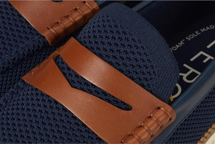 Cole Haan Zerogrand Remastered Stitchlite Loafer Men's Lace-up Boots Navy Blazer/Brit Tan/Ivory : 11 W - Wide, Leather - Image 7