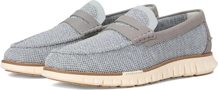Cole Haan Zerogrand Remastered Stitchlite Loafer Men's Lace-up Boots Sea Stone/Natural/Ivory : 8 D - Medium, Leather