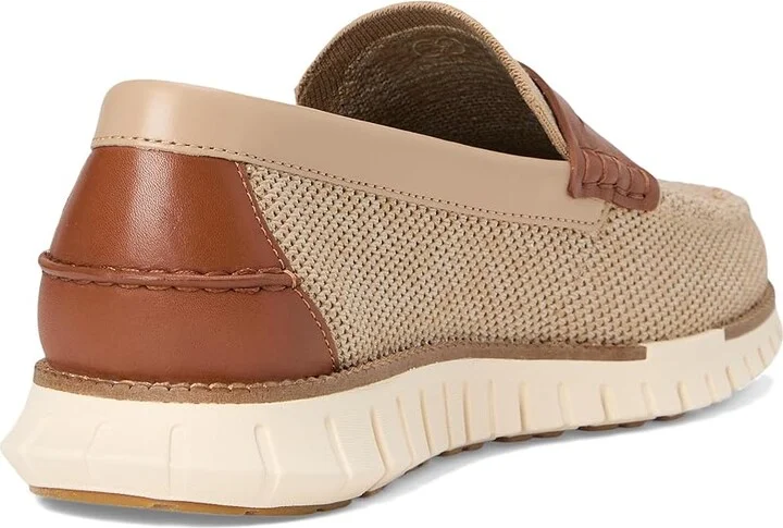 Cole Haan Zerogrand Remastered Stitchlite Loafer Men's Lace-up Boots Sesame/Brit Tan/Ivory : 10 D - Medium, Leather - Image 4
