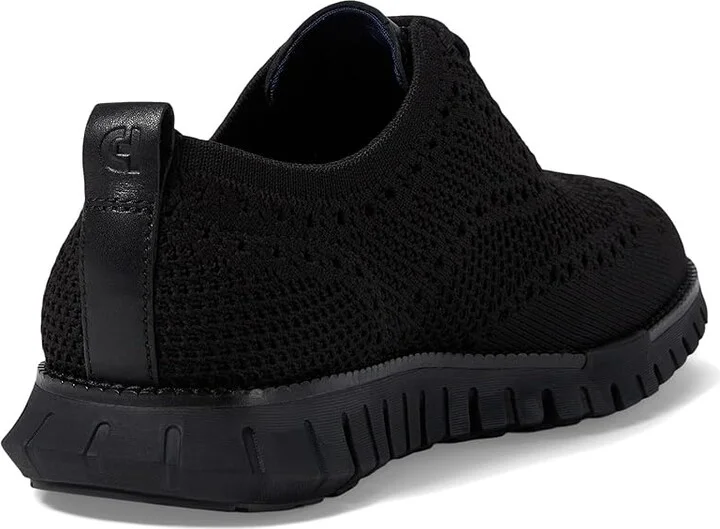 Cole Haan Zerogrand Remastered Stitchlite Wingtip Men's Lace-up Boots Black/Black : 8.5 W - Wide, Textile - Image 4