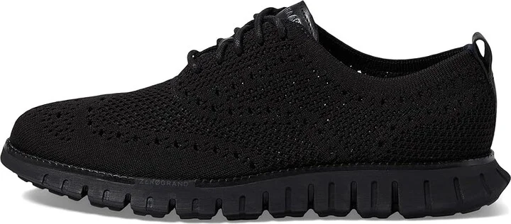 Cole Haan Zerogrand Remastered Stitchlite Wingtip Men's Lace-up Boots Black/Black : 8.5 W - Wide, Textile - Image 6