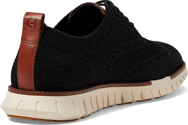 Cole Haan Zerogrand Remastered Stitchlite Wingtip Men's Lace-up Boots Black/Ivory : 9 D - Medium, Textile - Image 4