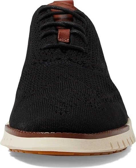Cole Haan Zerogrand Remastered Stitchlite Wingtip Men's Lace-up Boots Black/Ivory : 9 D - Medium, Textile - Image 5