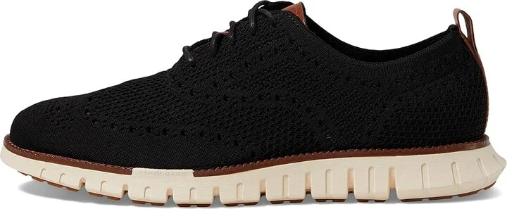 Cole Haan Zerogrand Remastered Stitchlite Wingtip Men's Lace-up Boots Black/Ivory : 9 D - Medium, Textile - Image 6
