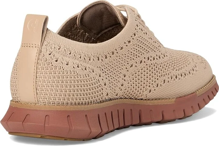 Cole Haan Zerogrand Remastered Stitchlite Wingtip Men's Lace-up Boots Light Sesame/Sesame/Dark Cuoio : 8 D - Medium, Textile - Image 4