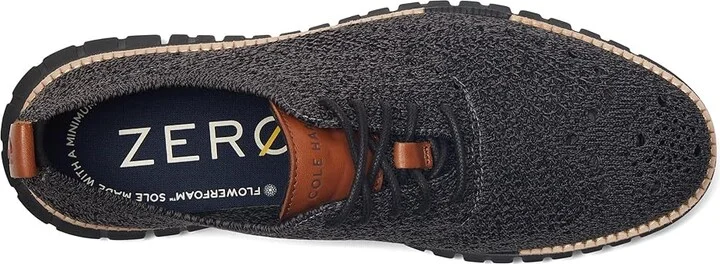 Cole Haan Zerogrand Remastered Stitchlite Wingtip Men's Lace-up Boots Magnet/Black : 8 D - Medium, Textile - Image 2