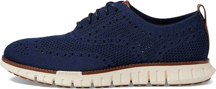 Cole Haan Zerogrand Remastered Stitchlite Wingtip Men's Lace-up Boots Marine Blue/Ivory : 8.5 D - Medium, Textile - Image 6