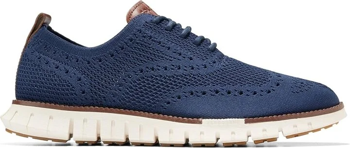 Cole Haan Zerogrand Remastered Stitchlite Wingtip Men's Lace-up Boots Marine Blue/Ivory : 8.5 D - Medium, Textile - Image 7