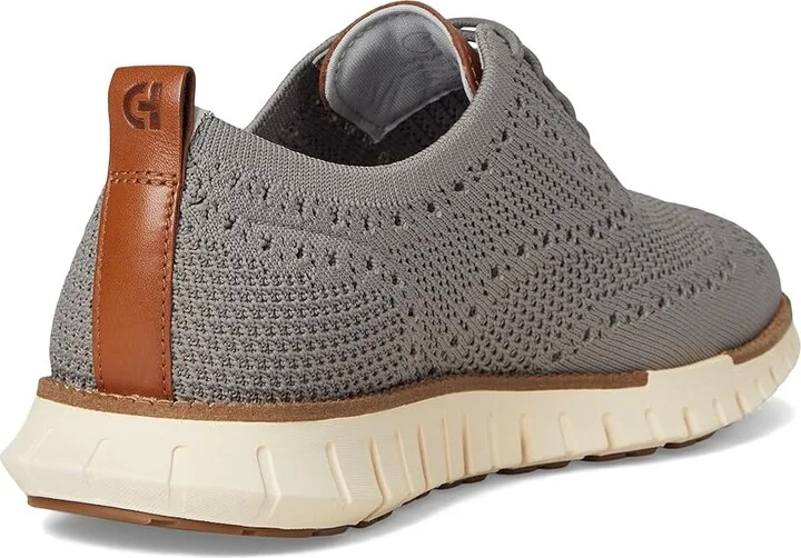 Cole Haan Zerogrand Remastered Stitchlite Wingtip Men's Lace-up Boots Sea Stone/Pecan/Ivory : 10 D - Medium, Textile - Image 4