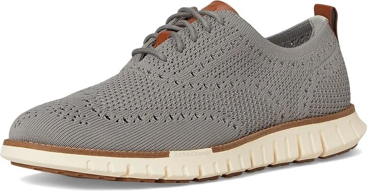 Cole Haan Zerogrand Remastered Stitchlite Wingtip Men's Lace-up Boots Sea Stone/Pecan/Ivory : 10 D - Medium, Textile - Image 5