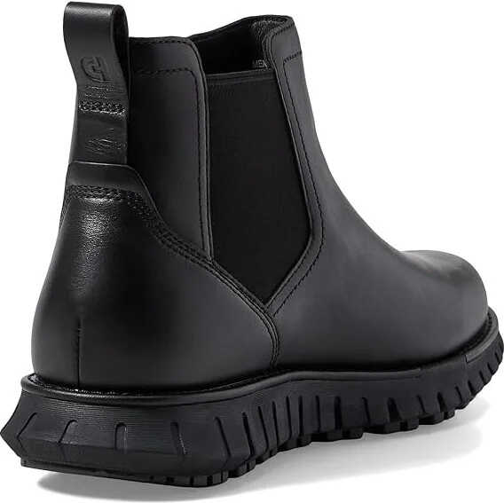 Cole Haan Zerogrand Remastered Waterproof Chelsea Boots Men's Boots Black/Black : 13 D - Medium, Leather - Image 4