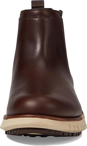 Cole Haan Zerogrand Remastered Waterproof Chelsea Boots Men's Boots Dark Coffee/Oxford Tan : 12 D - Medium, Leather - Image 2
