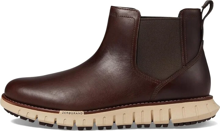 Cole Haan Zerogrand Remastered Waterproof Chelsea Boots Men's Boots Dark Coffee/Oxford Tan : 12 D - Medium, Leather - Image 5