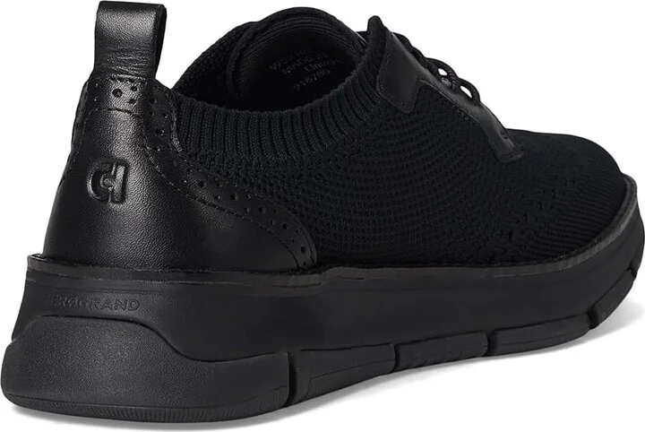 Cole Haan Zerogrand Revel Stitchlite Oxfords Women's Shoes Black Knit/Leather/Black : 6.5 C - Wide - Image 4