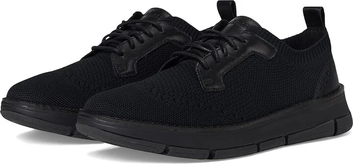 Cole Haan Zerogrand Revel Stitchlite Oxfords Women's Shoes Black Knit/Leather/Black : 6.5 C - Wide