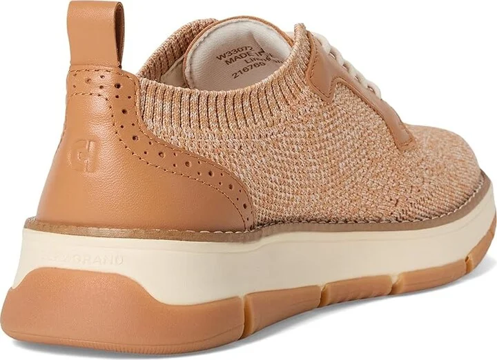 Cole Haan Zerogrand Revel Stitchlite Oxfords Women's Shoes Ivory And Biscuit Heather Knit/Biscuit : 10.5 B - Medium, Leather - Image 4
