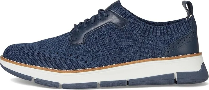 Cole Haan Zerogrand Revel Stitchlite Oxfords Women's Shoes Navy Big Dipper Knit : 10 C - Wide, Leather - Image 6