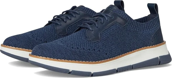 Cole Haan Zerogrand Revel Stitchlite Oxfords Women's Shoes Navy Big Dipper Knit : 10 C - Wide, Leather